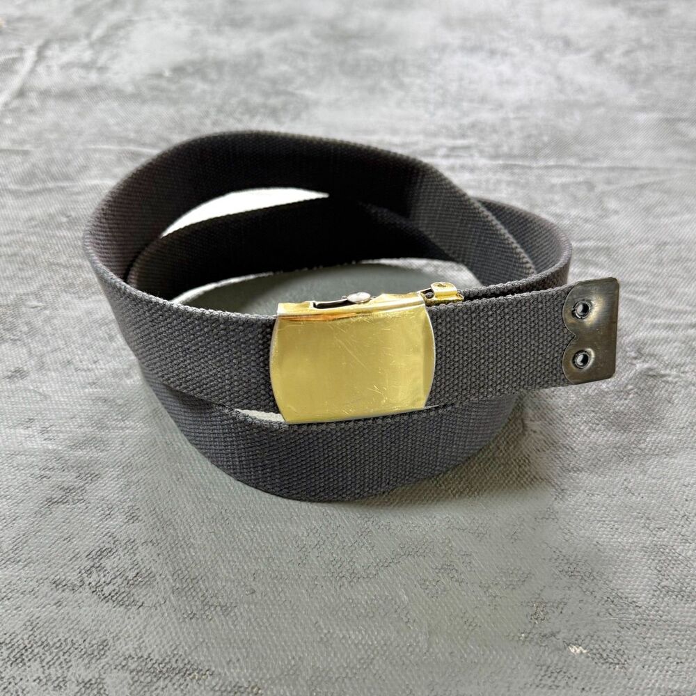 Vintage British Military Webbed Cotton Belt